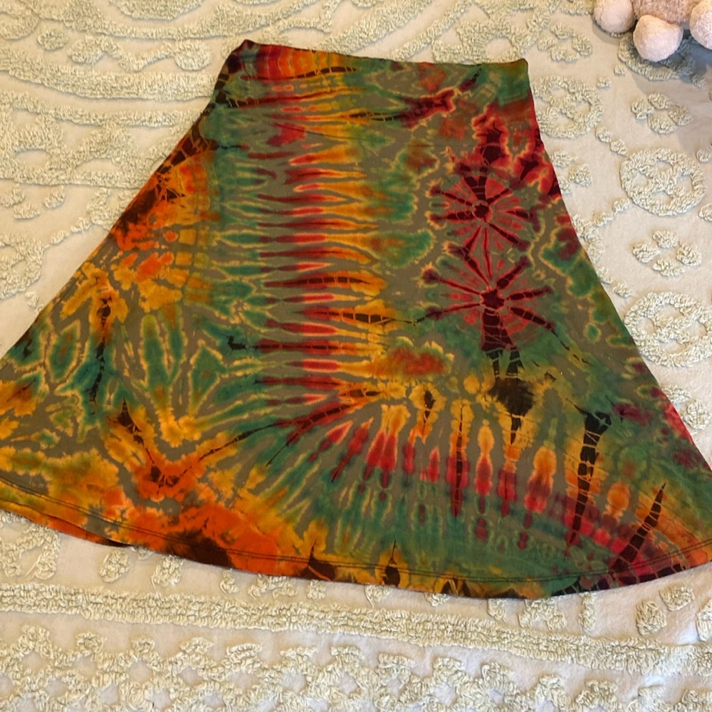 Darling Kathmandu Imports Tie Dye Skirt Small